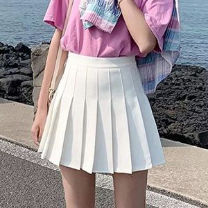 White Pleated Tennis Skirt